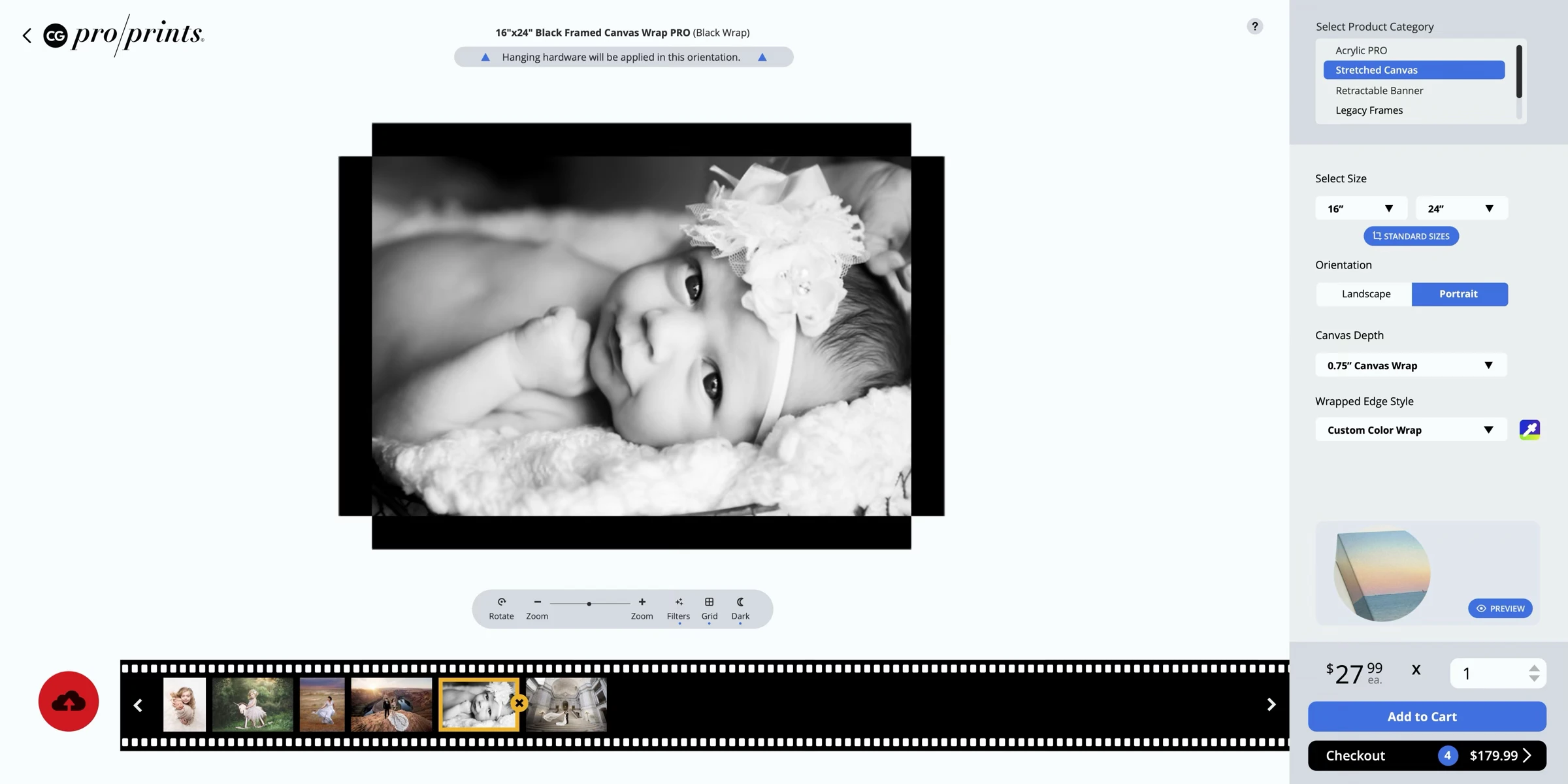 Product Builder Main Interface