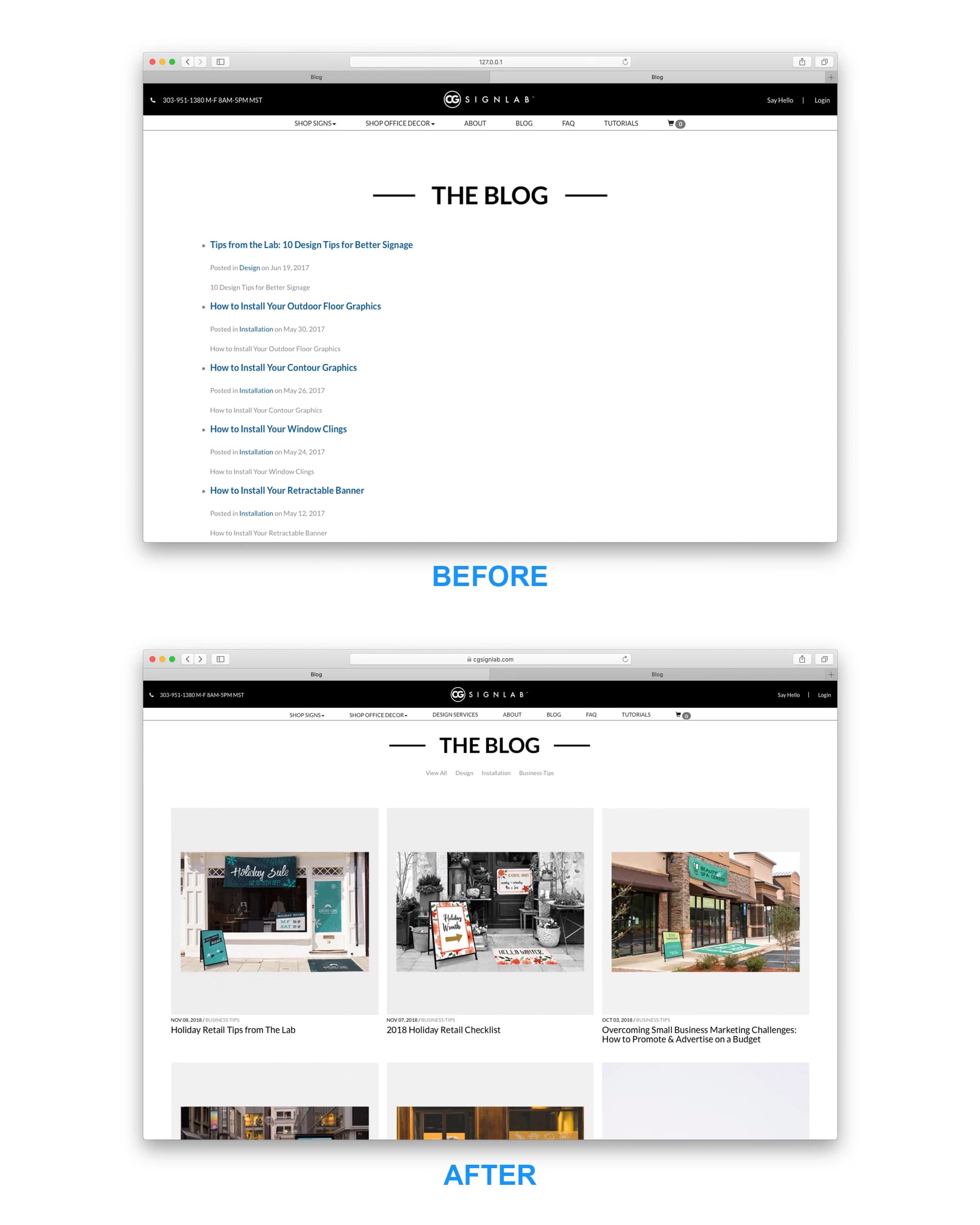 Blog Redesign